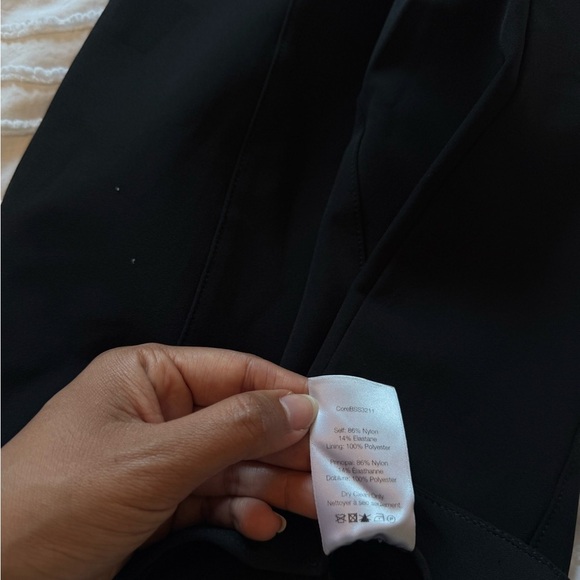 Veronica Beard Black Midi Pencil Skirt with Slit - Picture 5 of 5